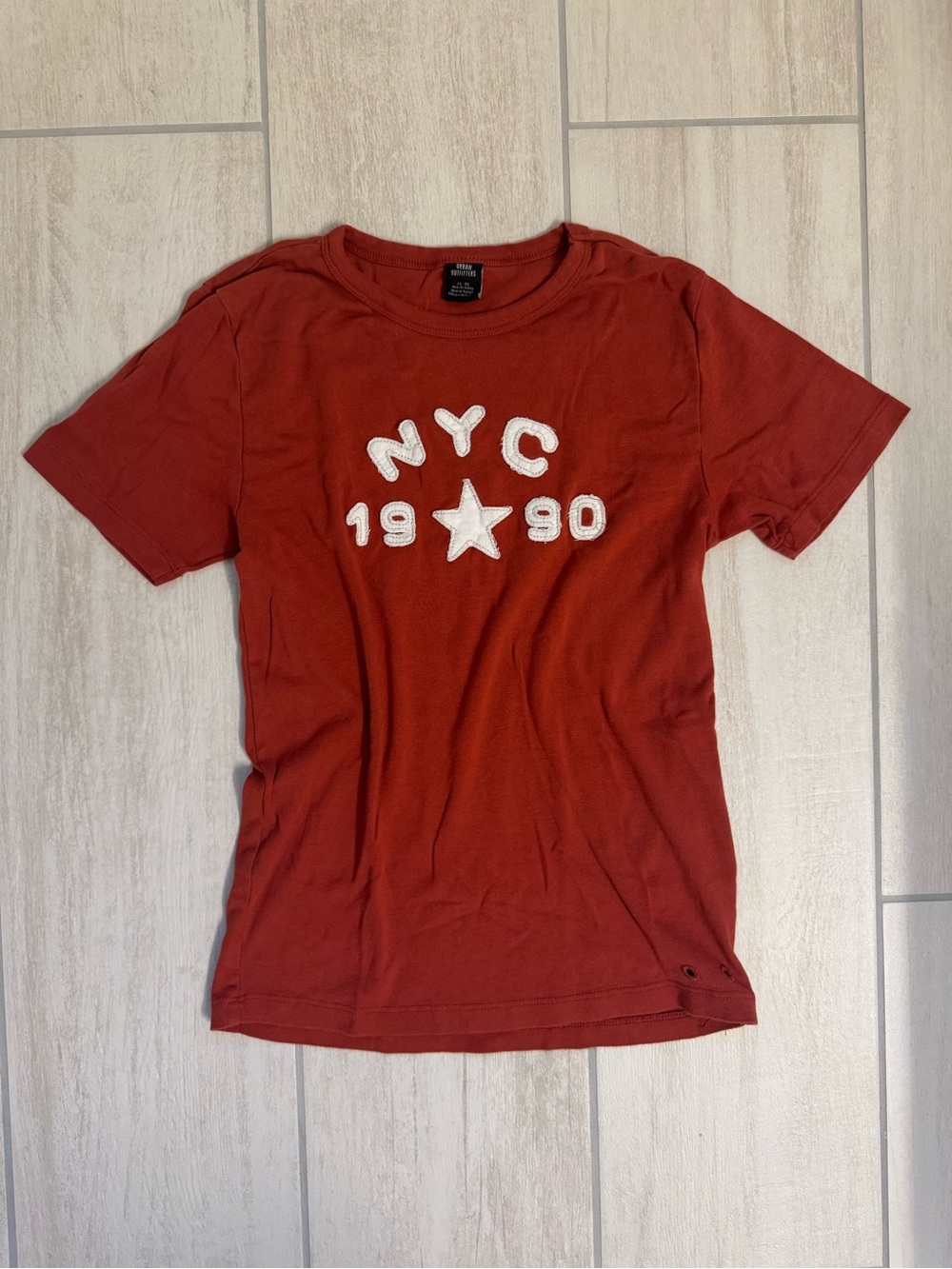 Urban Outfitters Rust Red Baby Tee